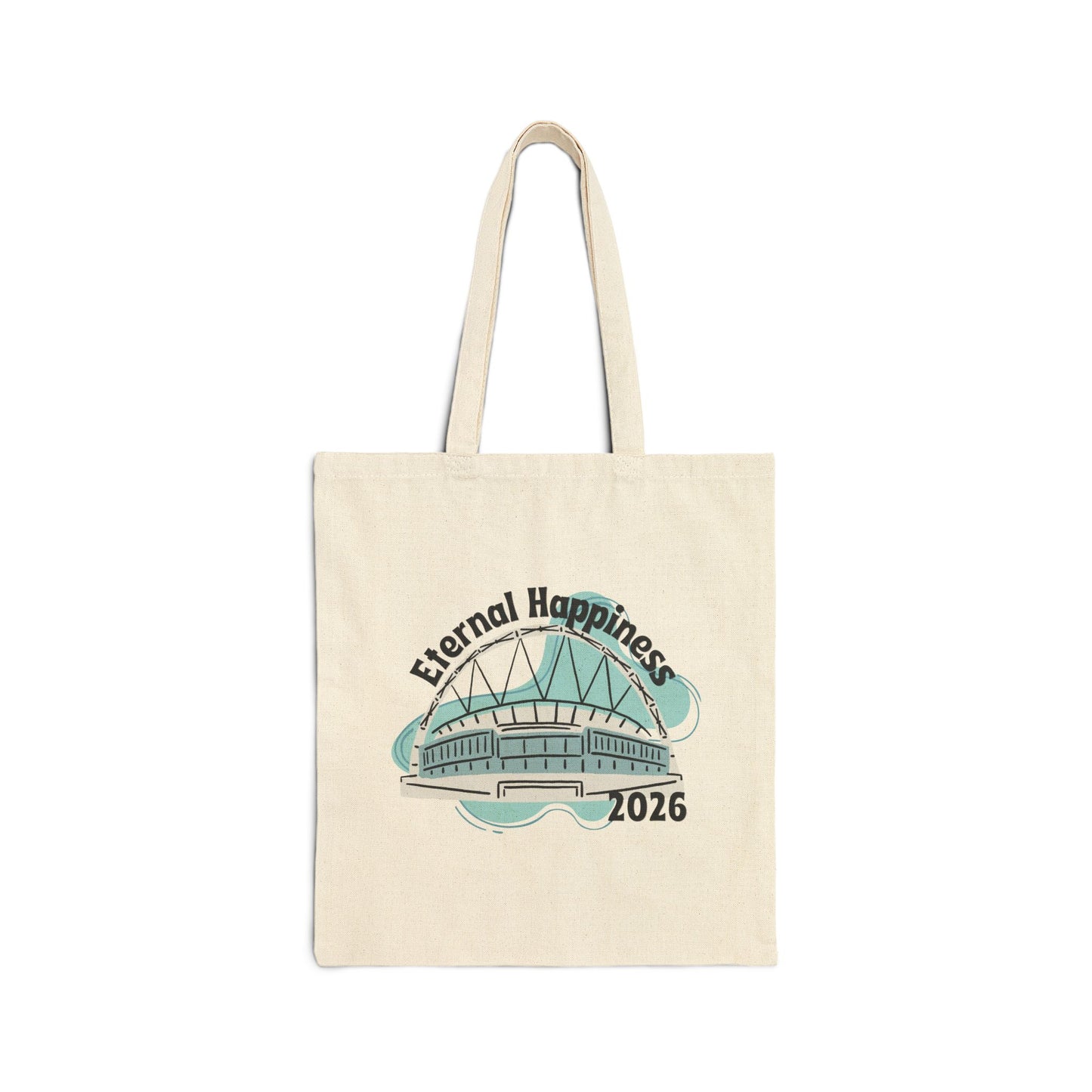 Eternal Happiness 2026 Tote Bag - Light Blue