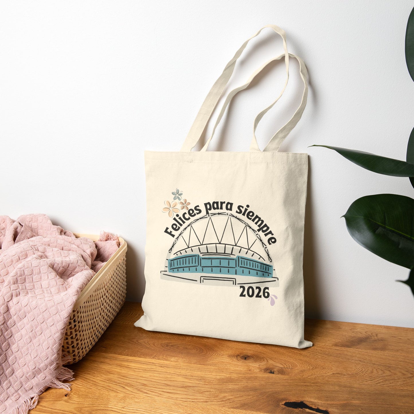 Felices para siempre 2026 bolsa de lona