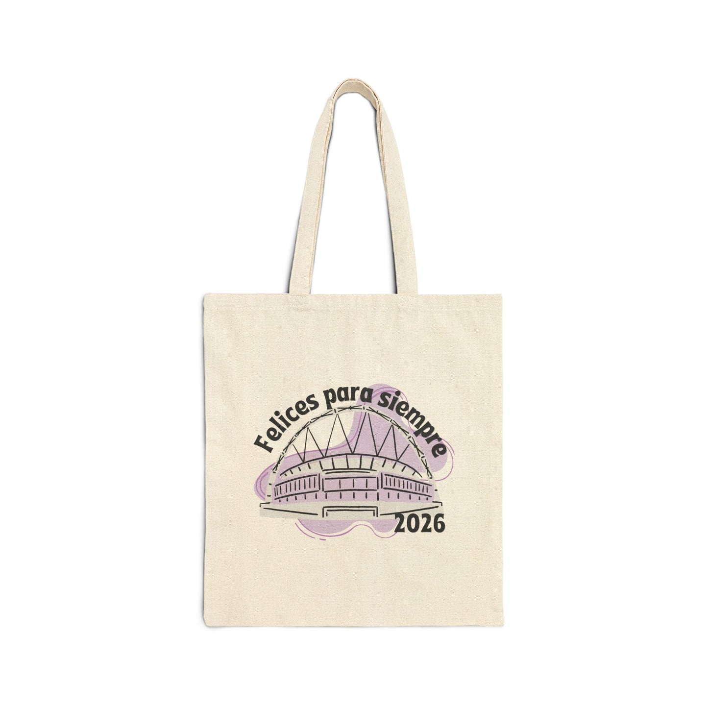 Felices para siempre 2026 bolsa de lona - morado