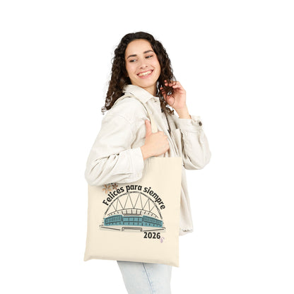Felices para siempre 2026 bolsa de lona