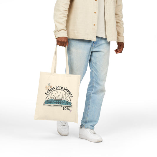 Felices para siempre 2026 bolsa de lona