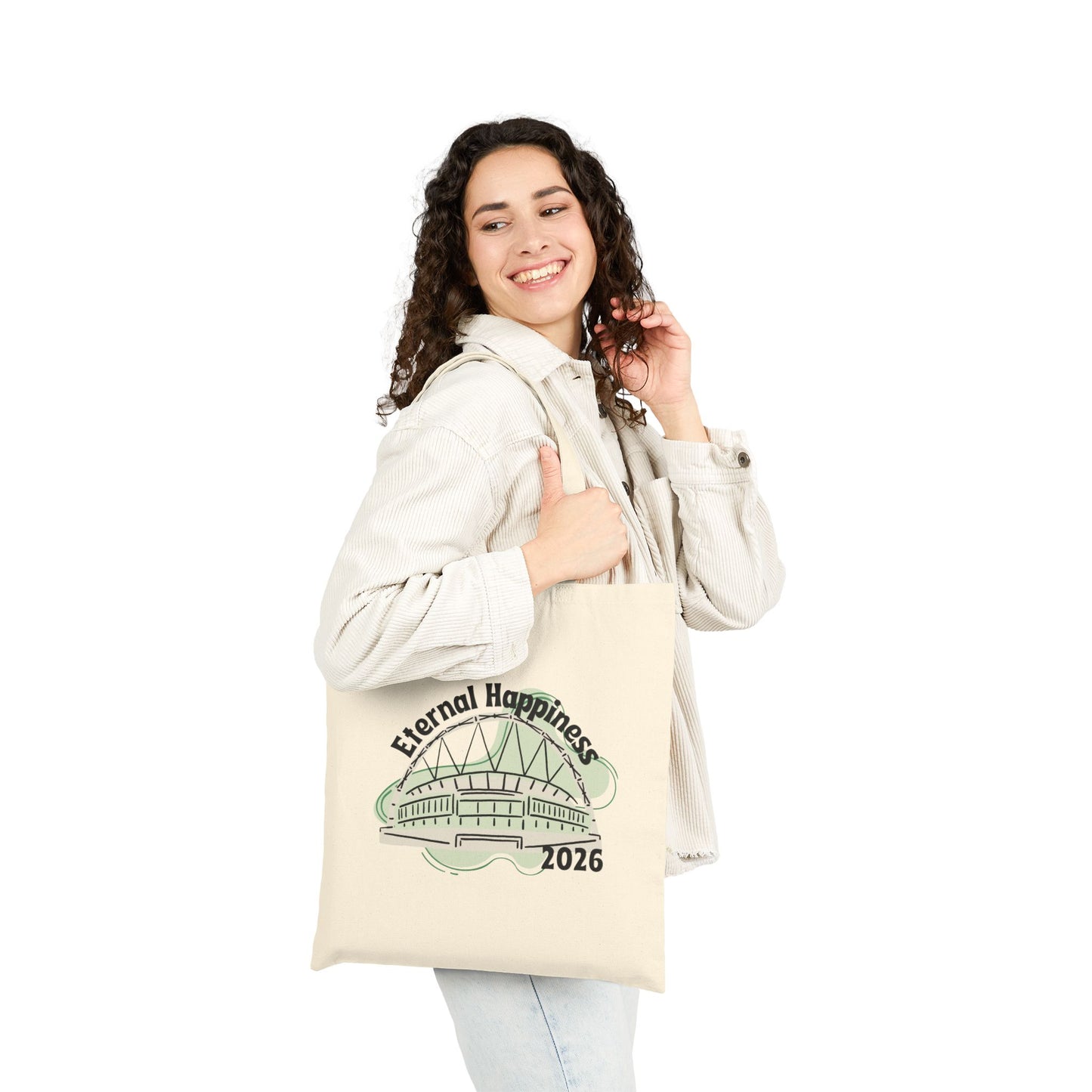Eternal Happiness 2026 Tote Bag - Green