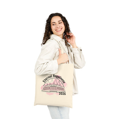 Eternal Happiness 2026 Tote Bag - Pink