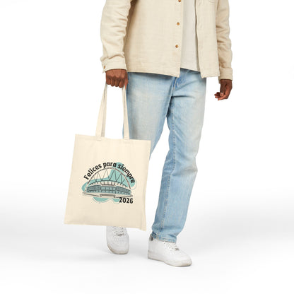 Felices para siempre 2026 bolsa de lona
