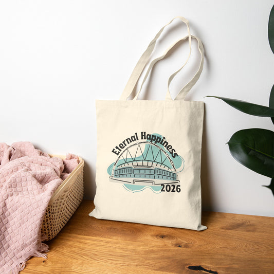 Eternal Happiness 2026 Tote Bag - Light Blue