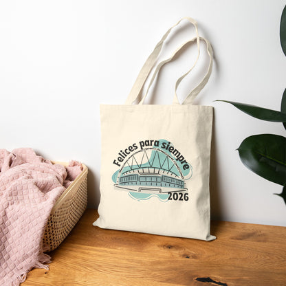 Felices para siempre 2026 bolsa de lona