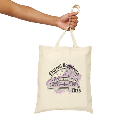Eternal Happiness 2026 Tote Bag - Purple