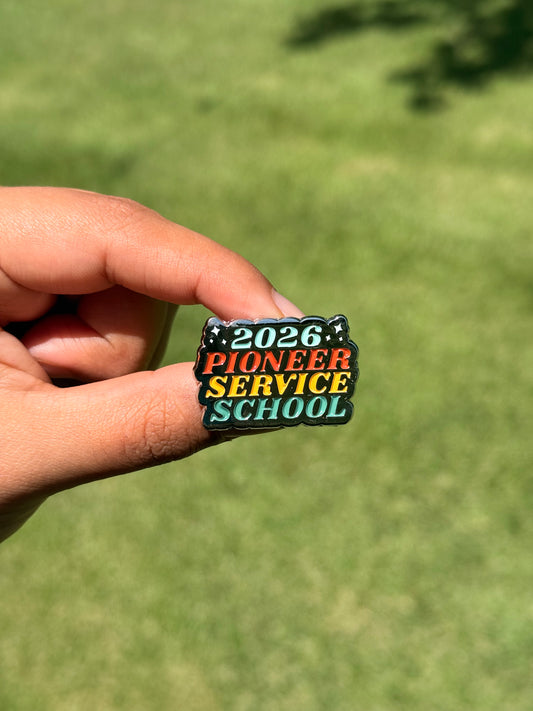 2026 Pioneer School Enamel Pin