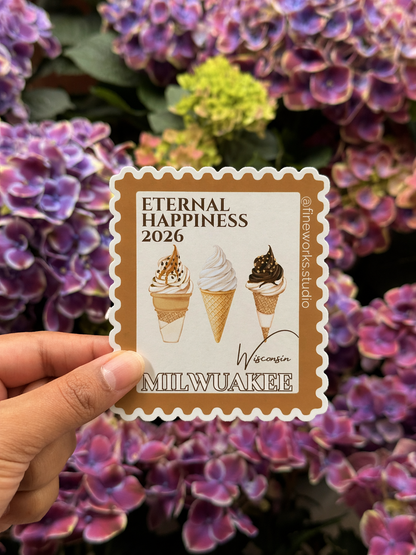 Eternal Happiness International Convention Stamp Stickers