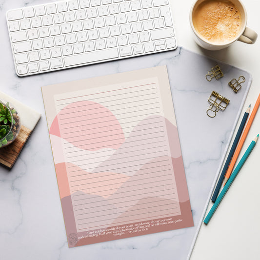 Writing Notepad Local Letter Writing Notepad – Fine Works Studio
